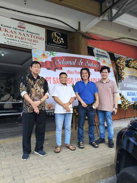 Tasyukuran dalam rangka Peresmian PT. Santoso Jaya Abadi Media, Wujud Rasa Syukur Dr. Lukas Santoso di Hari Spesial
