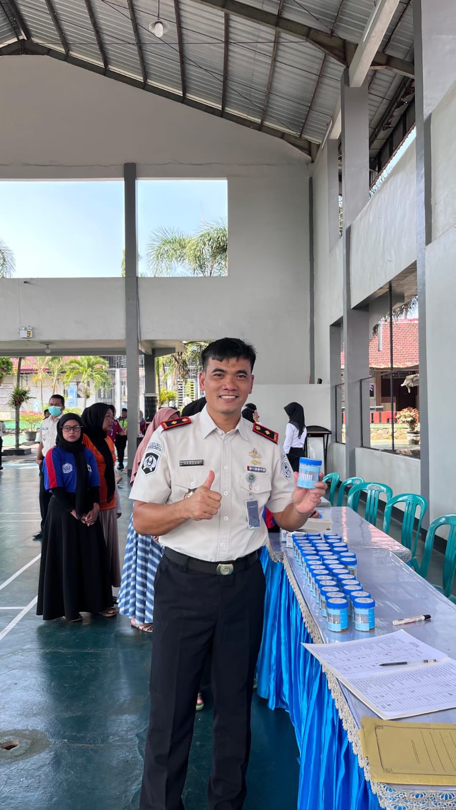 Peringati HBP ke-62, Lapas Batang Gelar Tes Urin Seluruh Pegawai dan Warga Binaan